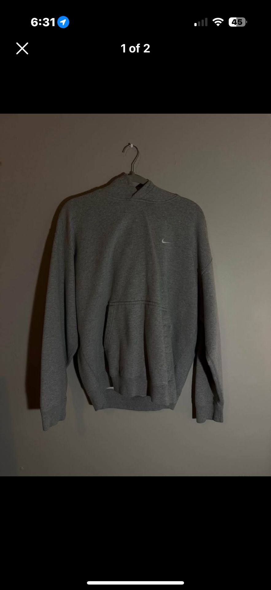 Nike grey Sweatshirt