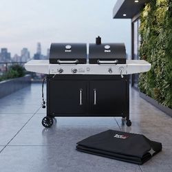 Parrilla Combo de Doble Combustible