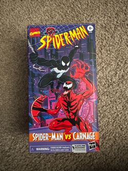 Marvel legends Spiderman and carnage VHS 2 pack