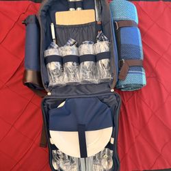 Picnic Backpack Set for 4 people 