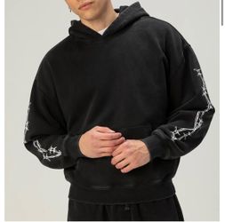Pullover barbed wire sweater