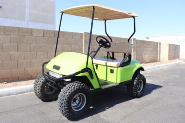 2003 Ez Go Gas golf cart lifted!