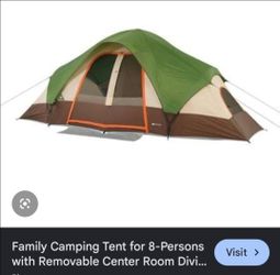 Ozark Trail 8-Person, 2 room Family Camping Tent