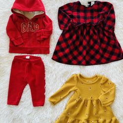 Baby girl Fall/Winter Bundle Size 6/12 Months