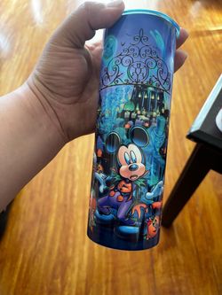 Disney Halloween Goofy & Pluto Skinny Tumbler