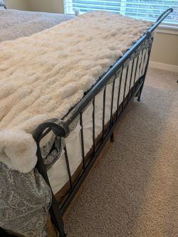 Wrought iron Queen size bedframe
