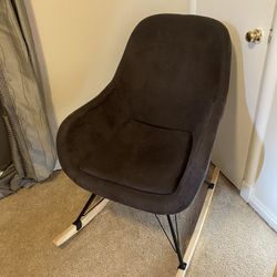Grey Rocking Chair 