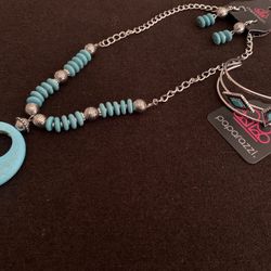 Blue Cracker Stone Set