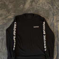 Chrome Hearts Scroll Logo Longsleeves - XL