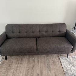 Brown sofa