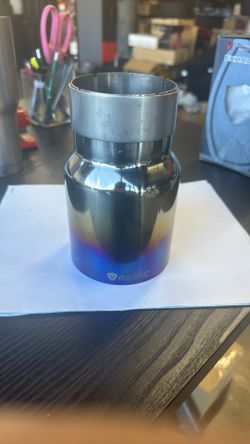3inch Inlet 4 Inch Outlet Raw Burnt Titanium Valvetronic Designs Exhaust Tips