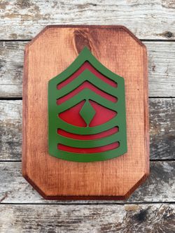 Military custom metal divisions and ranks