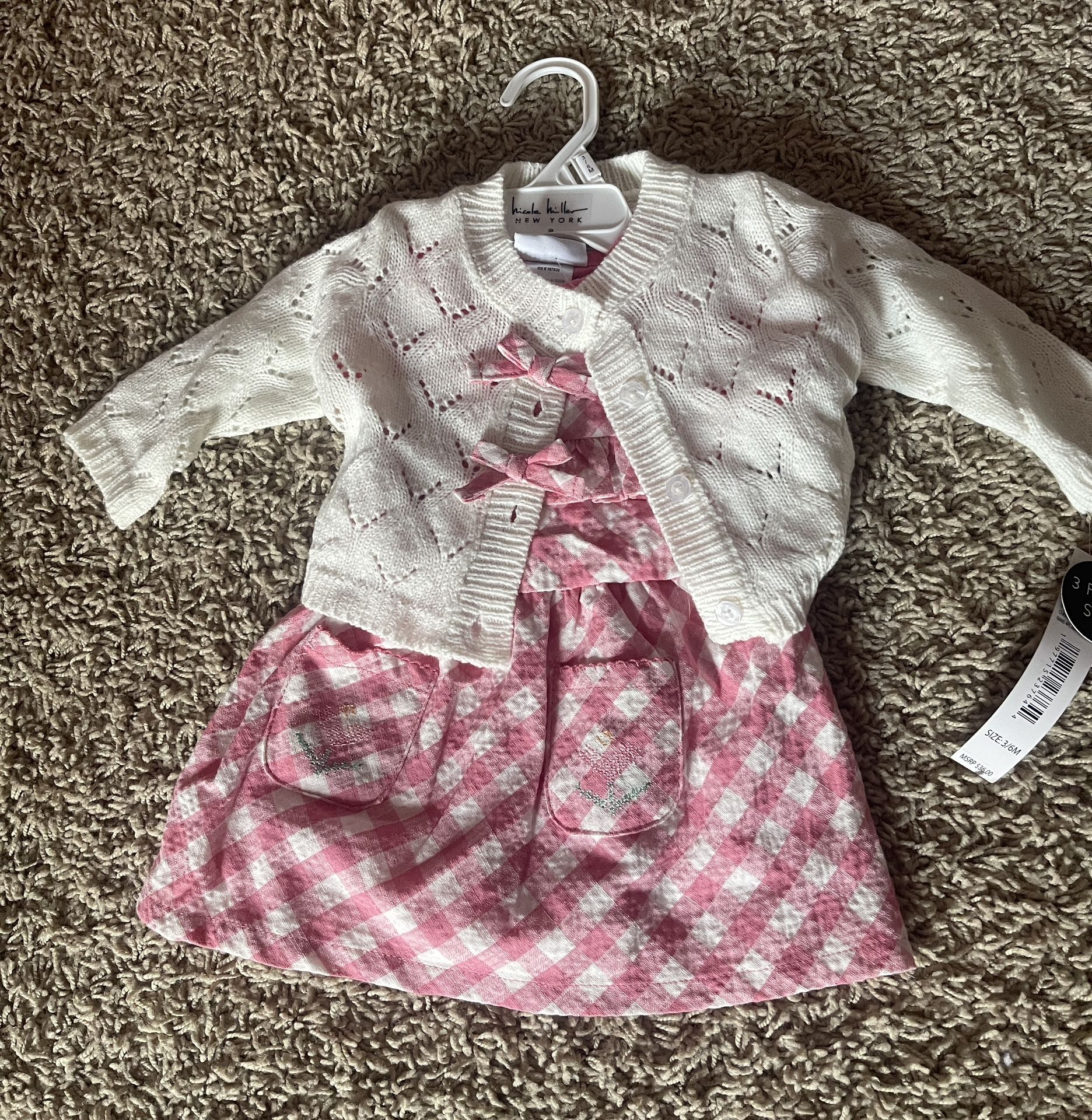 3-Piece Baby Girl Outfit – Brand New (3-6 Months