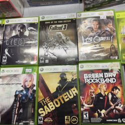 Higher End  Xbox 360 Games 
