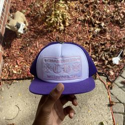 Chrome Heart Purple And Pink Tucker Hat