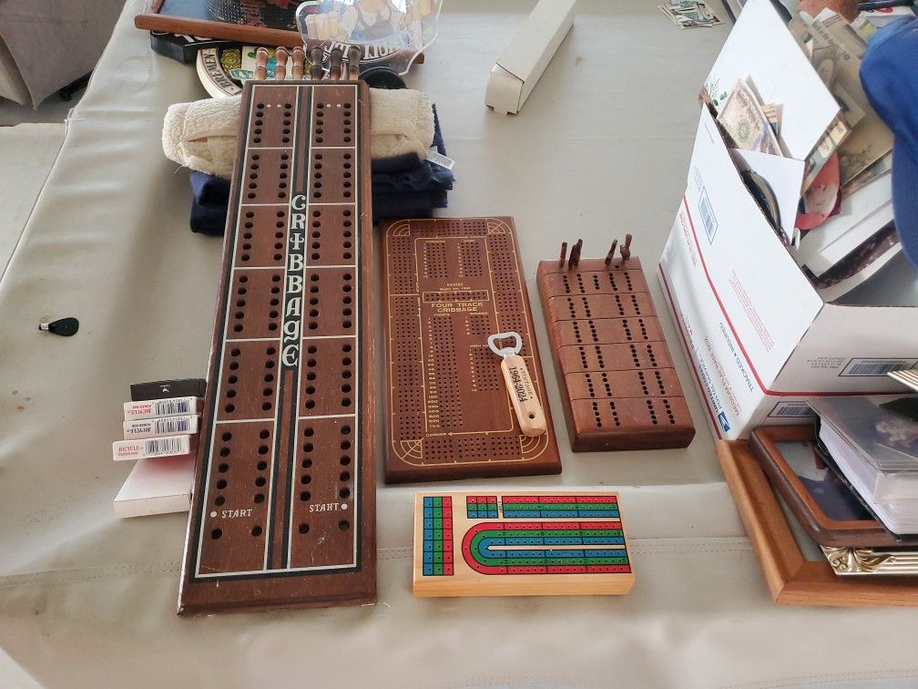 Cribbage board collection