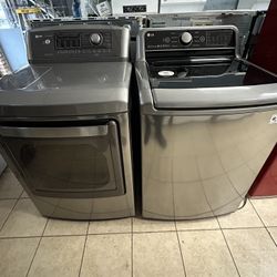 Lg Heavy duty Washer & Gas dryer