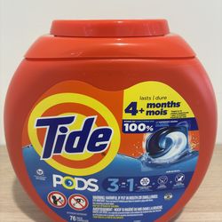 Tide Original HE 3-in-1 Laundry Detergent Pods 76 Pacs