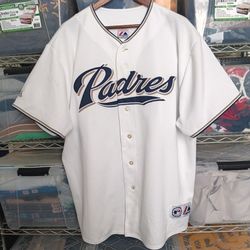 San Diego Padres Jake Peavy Men's Majestic Home Jersey Pre-owned XXL