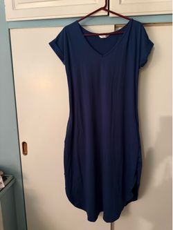 Blue dress