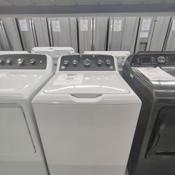 FEBRUARY SALE! GE 4.5 cu. ft. Capacity Top Load Washer in White with a Dual Action Agitator