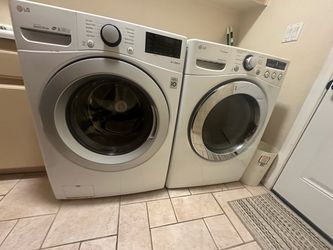LG front load washer & dryer