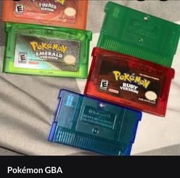 Pokémon Gameboy advanced games