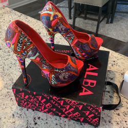 Red Designer Heel 