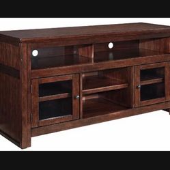 Solid Wood TV Stand – Great Condition!
