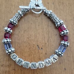 Handmade 7" Grandma Bracelet