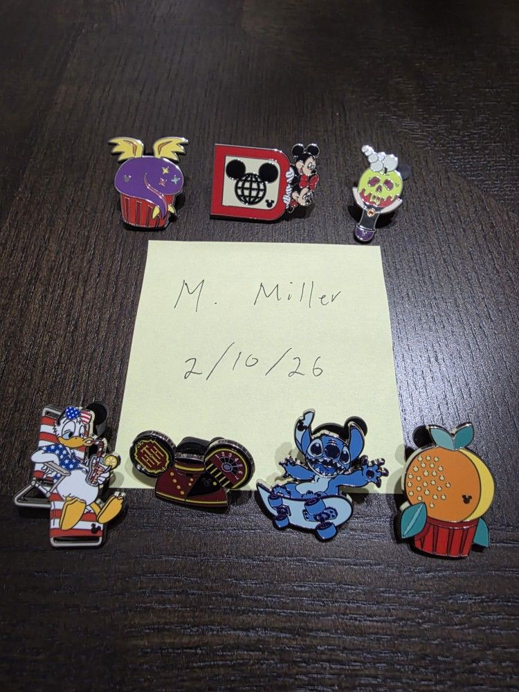 Hidden Disney World Pins 2025 From Mystery Packs