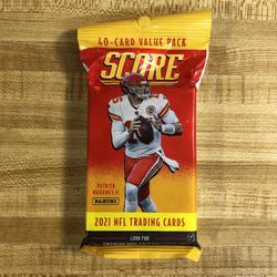 2021 NFL Score Panini Football Cards 40 Card Fat Pack $15 Pick Up Will Also Ship Through Cash App Or Pay Pal