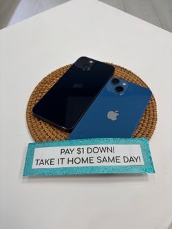Apple IPhone 13 5G- Pay $1 DOWN AVAILABLE - NO CREDIT NEEDED