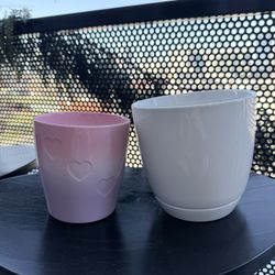 Pair of Ceramic Pots