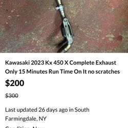 Kawasaki exhaust
