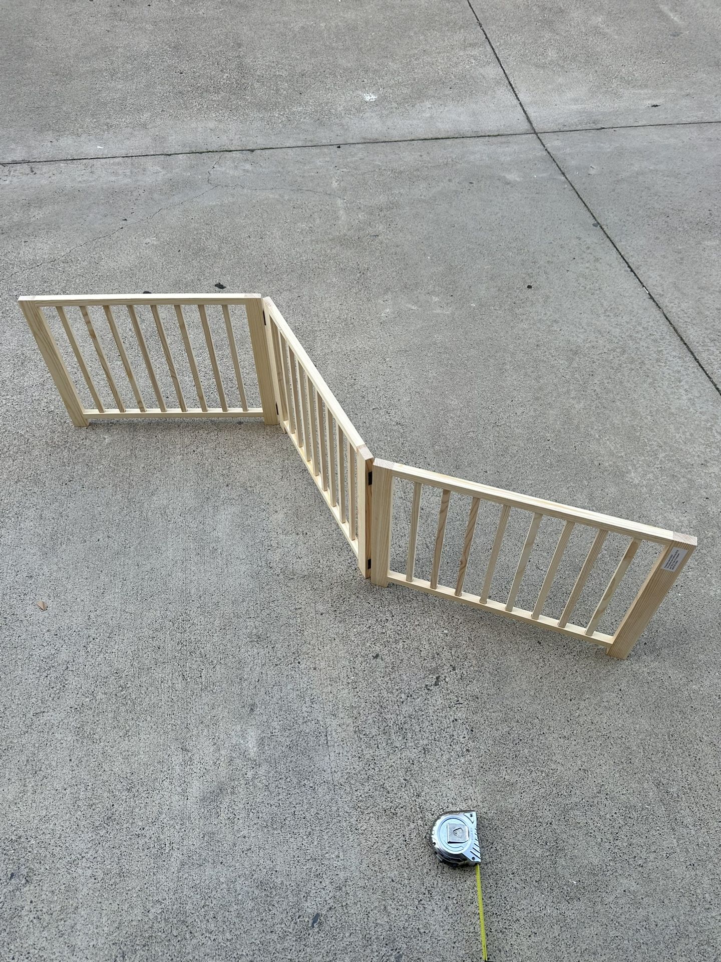 It’s brand new I couldn’t find the exact one online the similar one from target for around $100 is smaller and not as nice. This ladder weighs about 1