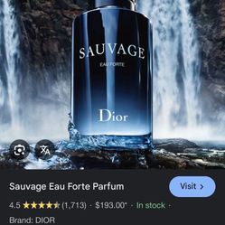 Sauvage Eau Forte