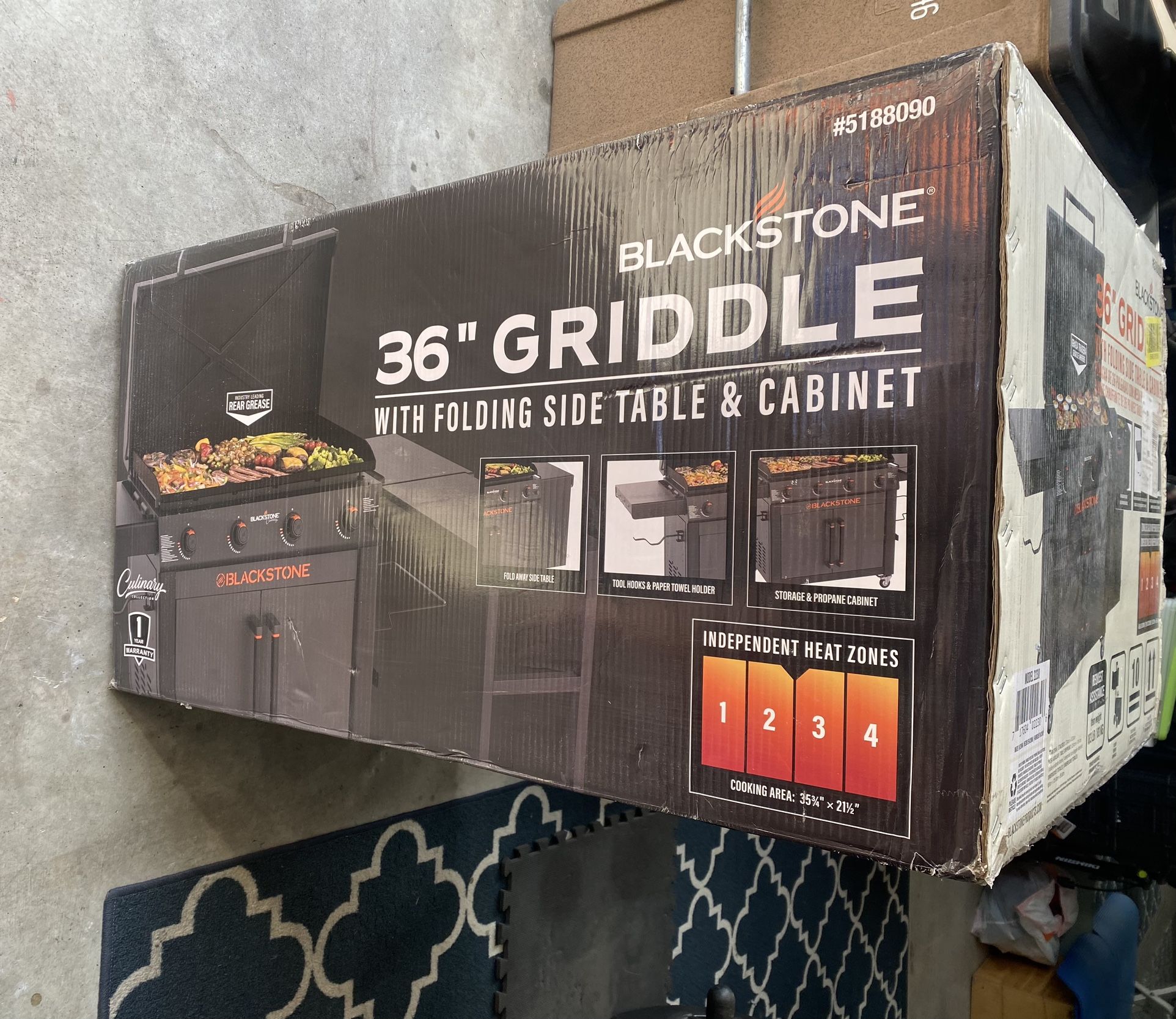 36” Black Stone Griddle