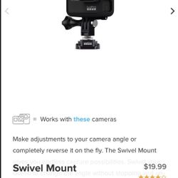 *NEW* Gopro swivel mount