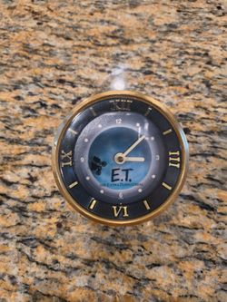 1982 E.T. Desktop Clock mint condition