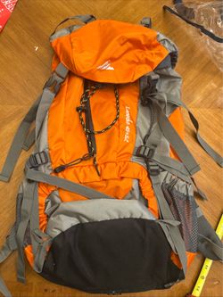 Camping Hiking Backpack with rain cover 45+5L Lightweight Backpackin...