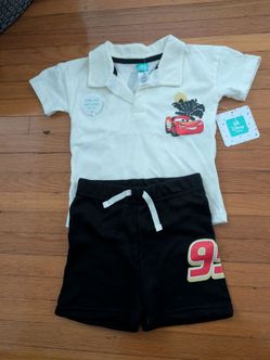 Disney Cars matching baby boy set 18 months