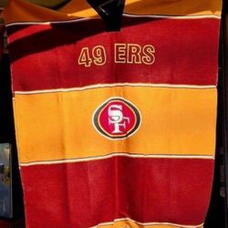 49ers Poncho $25