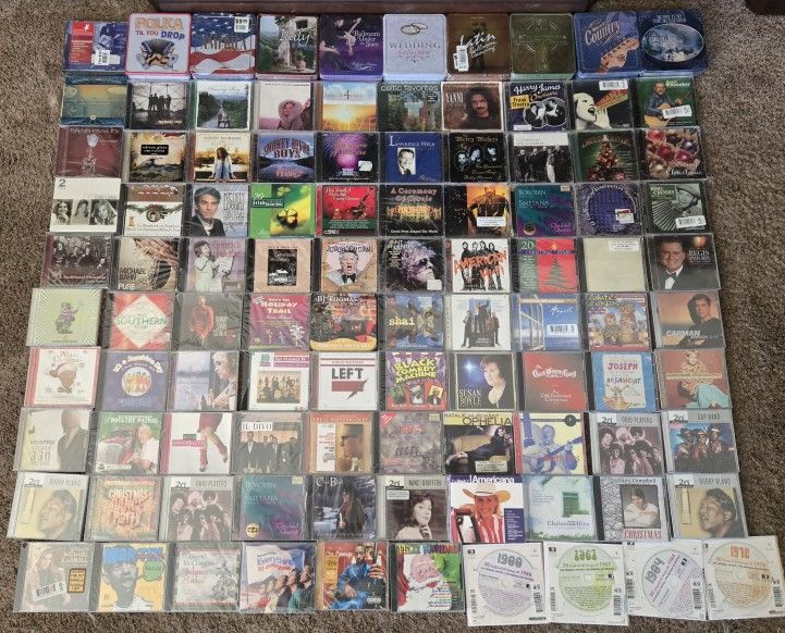 Lot of 100 Music CDs #2