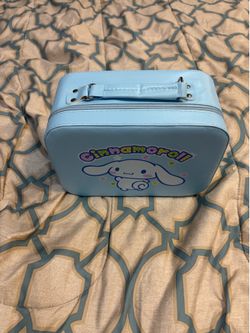 Cinnamoroll blue travel makeup case