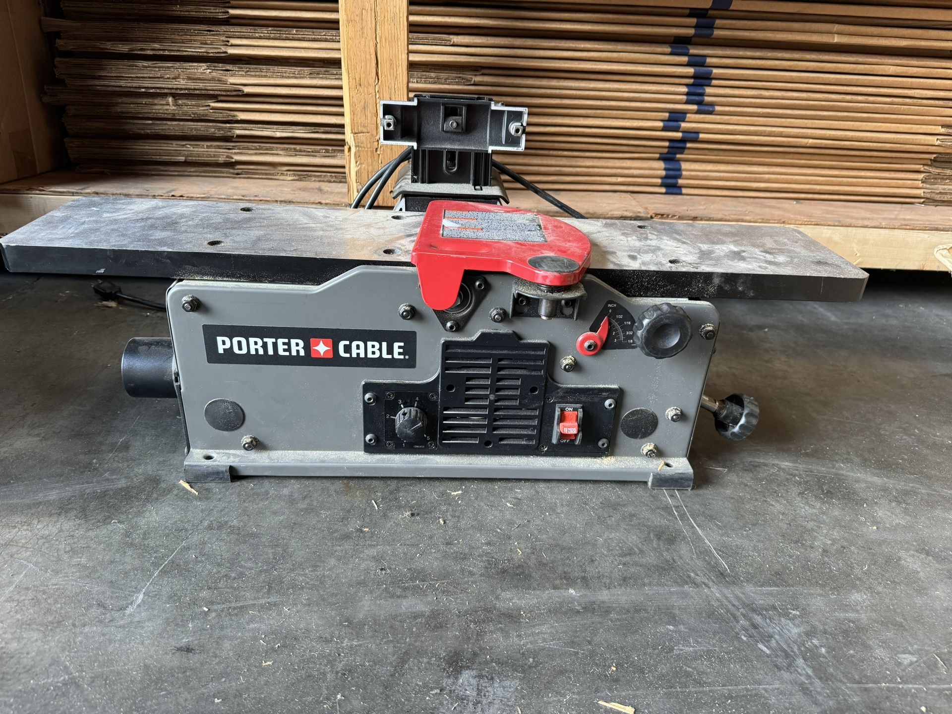 PORTERCABLE Benchtop Jointer, Variable Speed, 6Inch (PC160JT) for