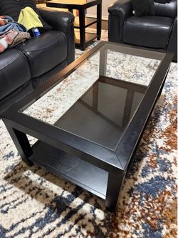 Coffee Table with Side Table