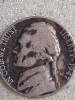 1947 Jefferson Nickel US Coin