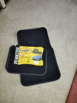 Pennzoil 4-Piece Carpet Car Floor Mats
