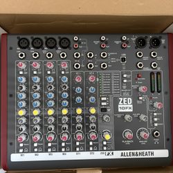 Allen & Heath ZED-10FX Audio Sound Mixer